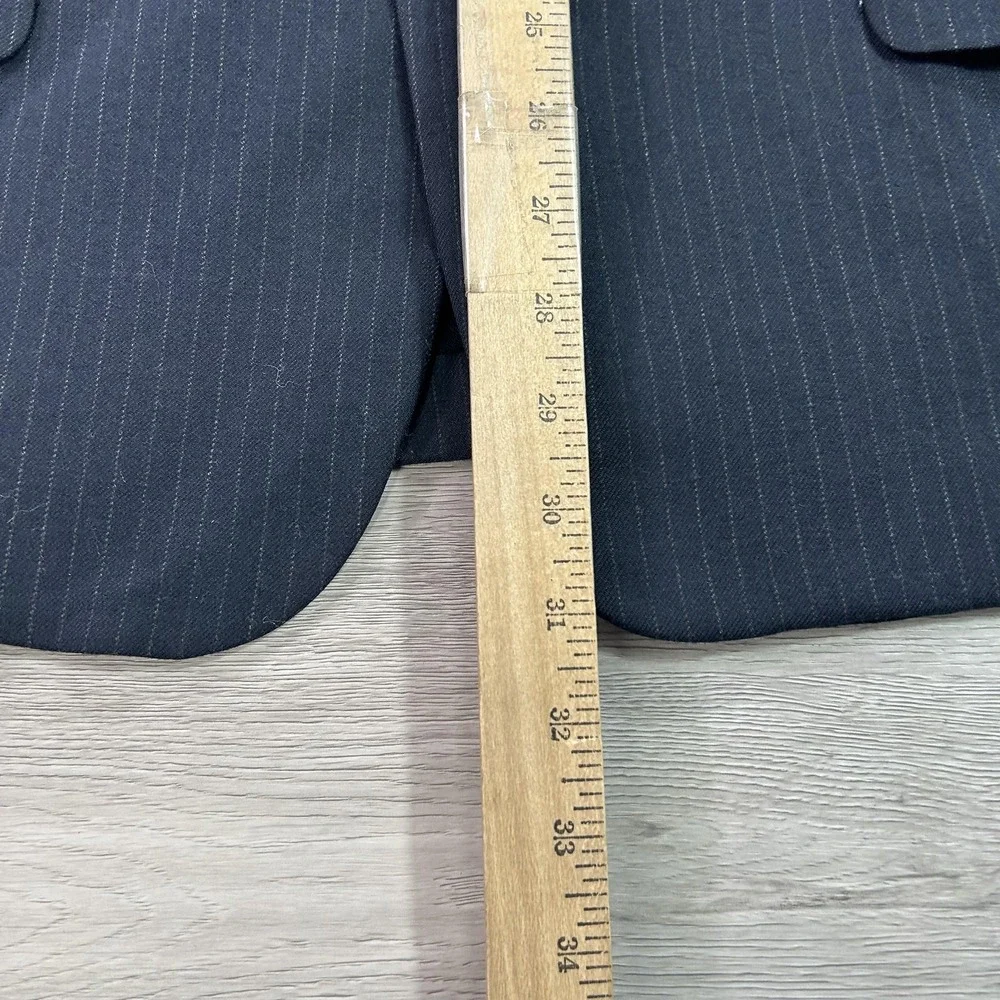 Kuppenheimer Blazer Mens 42R Navy Pinstripe 2 Button‎ Vented Suit Jacket